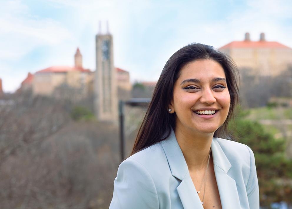 Bhroovi Gupta, a recipient of the Alexis F. Dillard Student Involvement Award