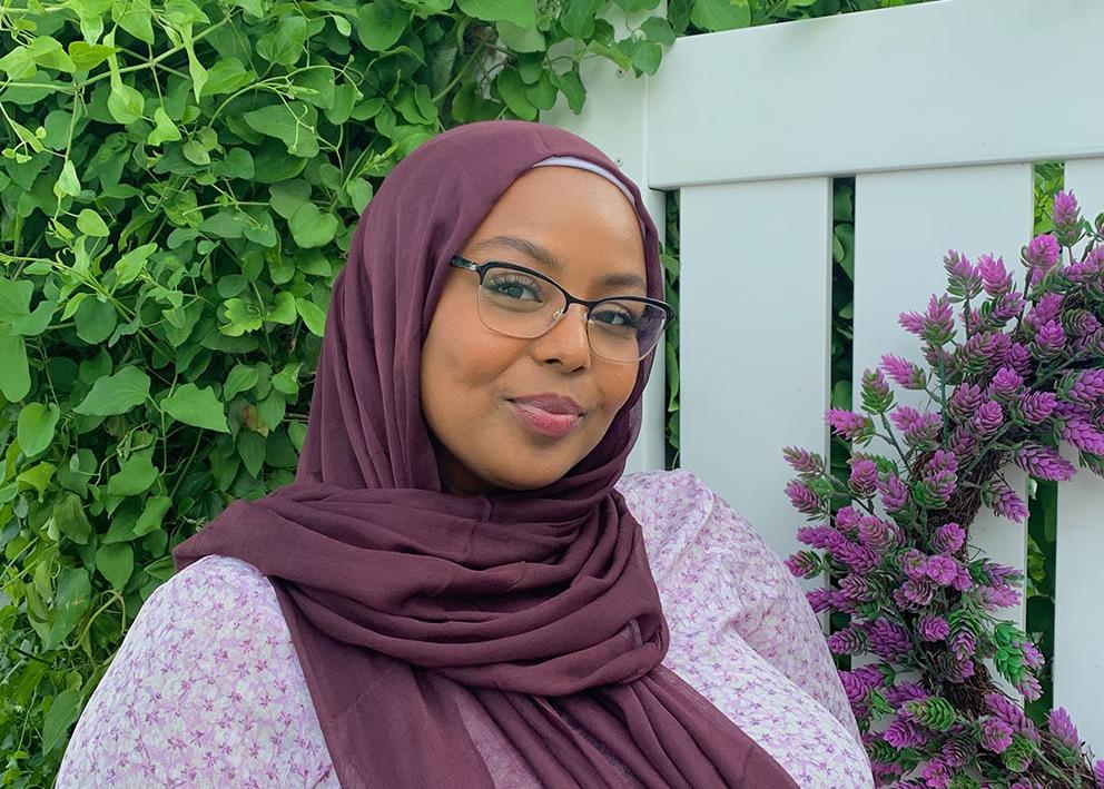 Radhia Abdirahman, a recipient of the Agnes Wright Strickland Award