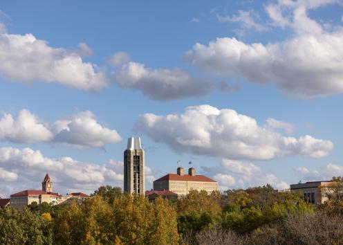 The campus skyline